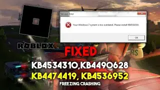 How To Fix Roblox Error | KB4534310, KB4490628, KB4474419, KB4536952 and more