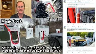Future of Fast Charging Sparks Joy in US's Non-Tesla EV Road Trippers - Supercharged Magic Docks!