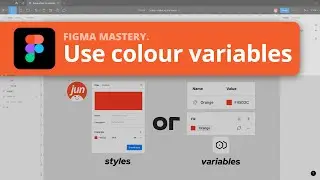 Figma Tips ⚡ - Colour styles vs variables