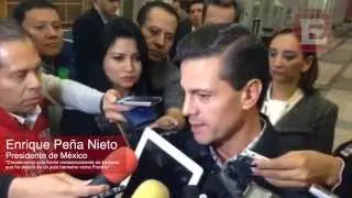 Peña Nieto condena atentados y reitera solidaridad con Francia