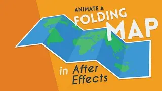 How To Animate a Folding Map | After Effects Tutorial