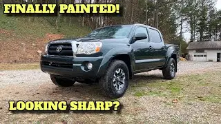 Transforming A 2nd Gen Tacoma With A Timberland Mica Paint Job!