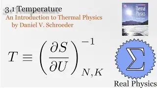 3.1 Temperature (Thermal Physics) (Schroeder)