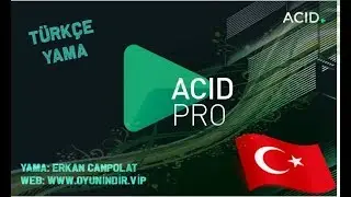 ACID Pro 8.0 (x64) - Türkçe Yama Kurulum + Yama İndir