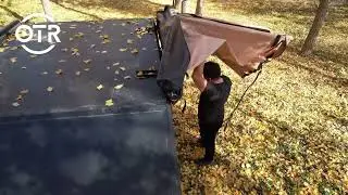 270 Awning With Offgrid Teardrop Camper Trailer Mini RV #rv #tent #fyp #foryou #camping #outdoor