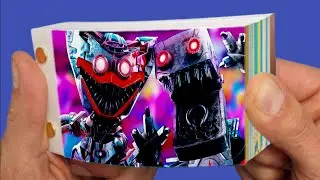 Evolution of ROBOT Huggy Wuggy Flipbook Animation
