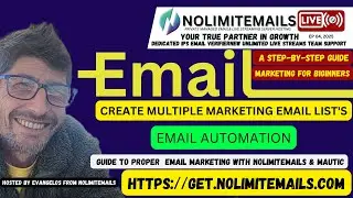 CREATE MULTIPLE  EMAIL MARKETING LIST'S+AUTOMATON
