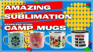 How To Sublimate a Camp Mug in an Oven AND with a Mug Press - Step-by-Step