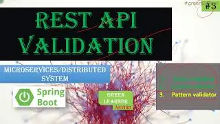3 REST API Validation || @pattern validation Annotation  || Green Learner