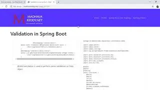06 Spring Boot tutorial |How to use Validation in spring boot