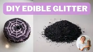 DIY Edible Glitter Tutorial: only 2 ingredients!
