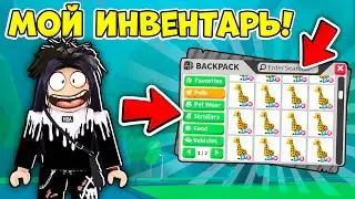 ОБЗОР НА МОЙ ИНВЕНТАРЬ В АДОПТ МИ! ЧТО ТАМ НАОДИТСЯ?! / ROBLOX