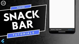 Snackbar in flutter hindi | Flutter tutorials in hindi