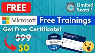Free Microsoft Training |  Azure Fundamental Free Certification  | Free Online Courses