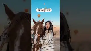 Travel preset - Lightroom Mobile travel blogger preset 