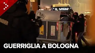 Guerriglia a Bologna: la manifestazione per Ramy degenera in violenti scontri in centro città