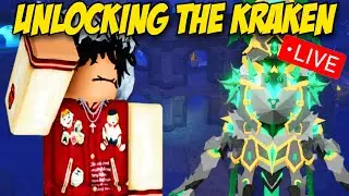 UNLOCKING The Kraken In Roblox Fisch LIVE! *NEW UPDATE*