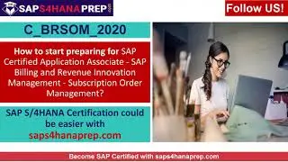 C_BRSOM_2020 - Subscription Order Management Certification Question and Answers dump