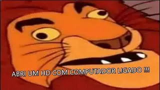 ABRI UM HD COM COMPUTADOR LIGADO !!!