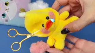 How to restore a soft toy duck LalaFanfan / diy sewing and painting / diy hand made satisfying