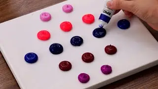 Easy Pink Forest Acrylic Painting Step By Step｜Easy Painting For Beginners (1394)｜Oddly Satisfying