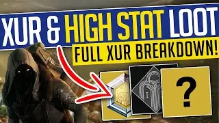 Destiny 2 | XUR HAS 70 STAT EXOTIC ARMOR! May 31st-June 3rd | Inventory & Location! - Season 23