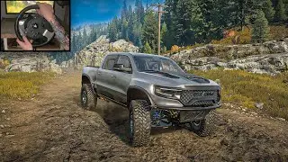 RAM 1500 TRX 2024 | Offroading | Snowrunner | Thrustmaster Steering Wheel