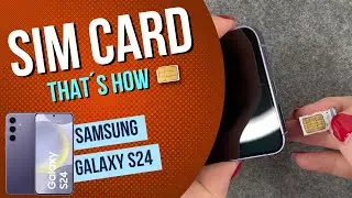 Samsung Galaxy S24 how to insert sim card