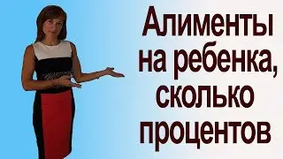 Алименты на ребенка, сколько процентов