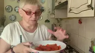Сегодня у меня на обед «Одесская икра из синих»….