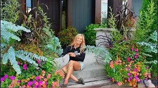 The Last Garden Tour Part 1 | Front Yard Perennial Gardens, Window Boxes & Flowering Containers