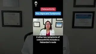 Osteoarthritis Signs and Symptoms: Medical Surgical SHORT | 