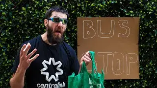 Junkie at a Bus Stop