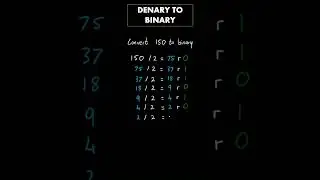 Convert decimal to binary with this easy method