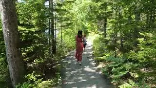Hiking Jordan Pond at Acadia