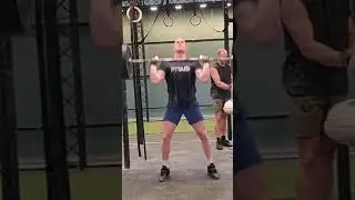 Power Clean into Split Jerks at 100kg by Jelle Hoste