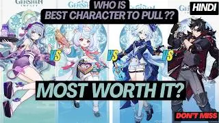 [Hindi] Who Should You Pull? Mizuki, Sigewinne, Furina, or Wriothesley in Genshin Impact 5.4?