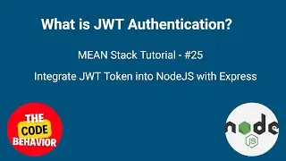 Integrate JWT in Nodejs express.js | JWT Authentication in Nodejs #25