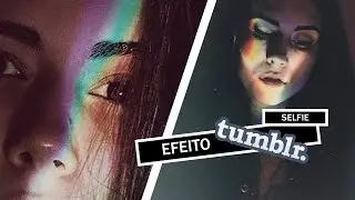 EFEITO TUMBLR #1 ✨ Como fazer arco-íris nas Fotos? - Ideia para Selfie
