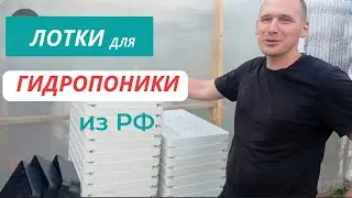 Приехали лотки для гидропоники, ура!