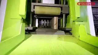 Рамнопильный станок QUADRO. Серия FRAME SAW Ламельный рамный станок Квадро в работе