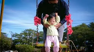 Yana practicing her walk in Camp John Hay | Life in Baguio