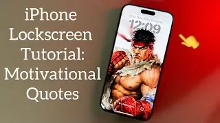 iPhone Lockscreen Tutorial: How to Get Motivational Quotes on Your Lockscreen 📲