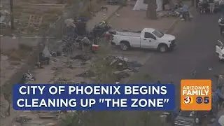 City of Phoenix starts to clear 