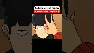 Saitama vs mob psycho | Saitama badass moments 🔥😂 