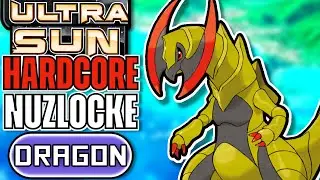 Pokemon Ultra Sun Hardcore Nuzlocke - DRAGON Type Pokémon Only! (No items, No overleveling)