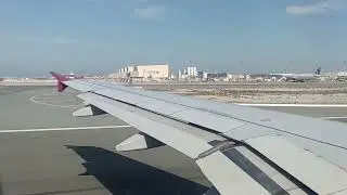 Takeoff from Doha Hamad Airport | Qatar Airways | Airbus A320-200