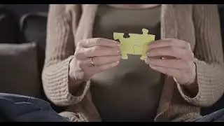 Pieces puzzle green screen