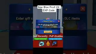 New Blox Fruit 2X EXP Code 