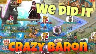 Lords Mobile - Winning super hard baron against DWQ. Defending with 1 baron jewel account. Ft XIX